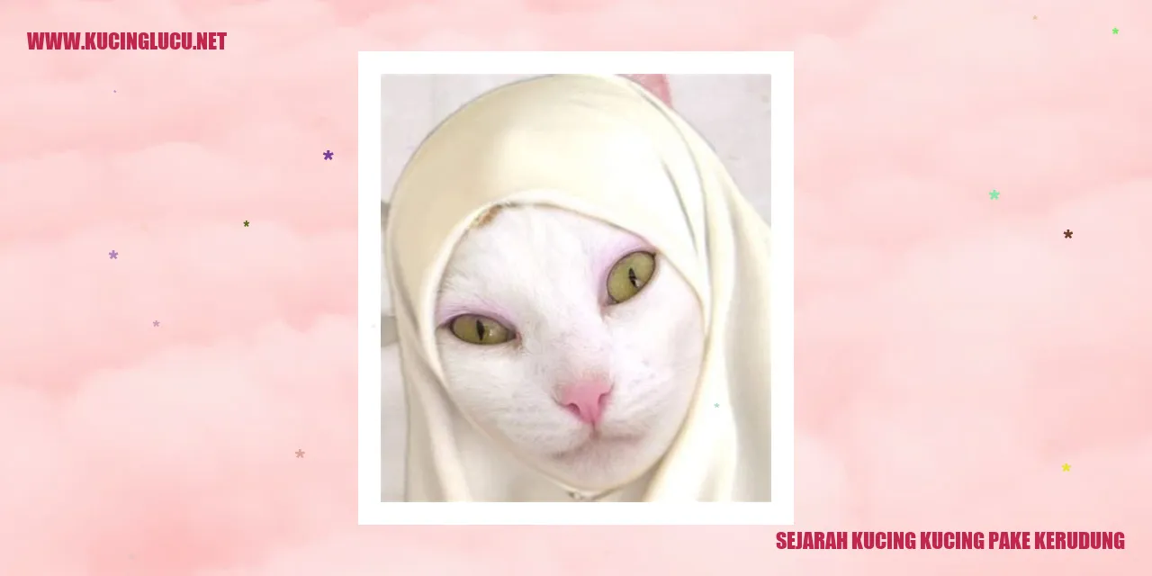 Kucing Menggunakan Kerudung
