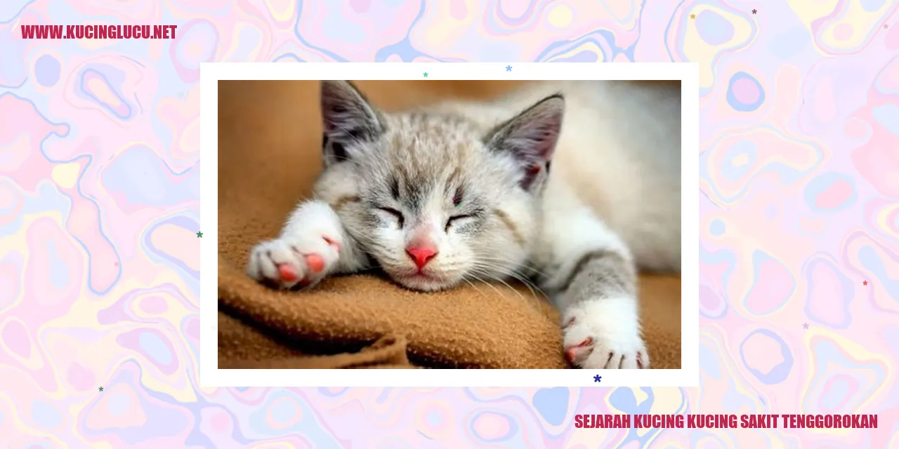 Ilustrasi kucing mengidap sakit tenggorokan