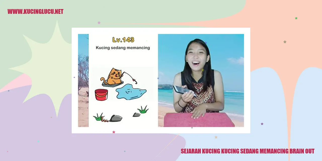 Gambar Kucing yang Bermain Brain Out