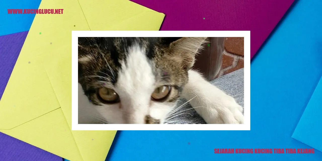 Sejarah Kucing kucing tiba tiba kejang