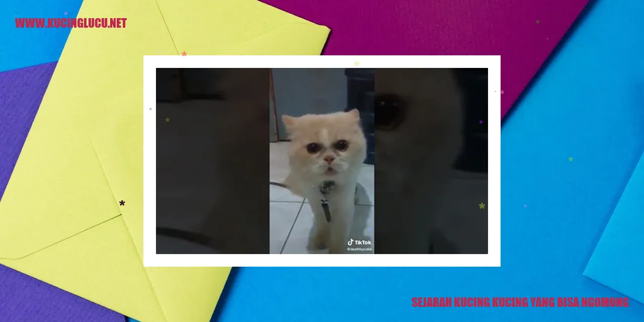 Sejarah Kucing-kucing yang Bisa Ngomong