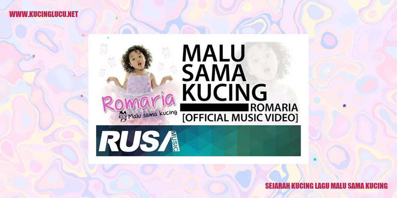 Gambar Penyanyi Lagu Malu Sama Kucing
