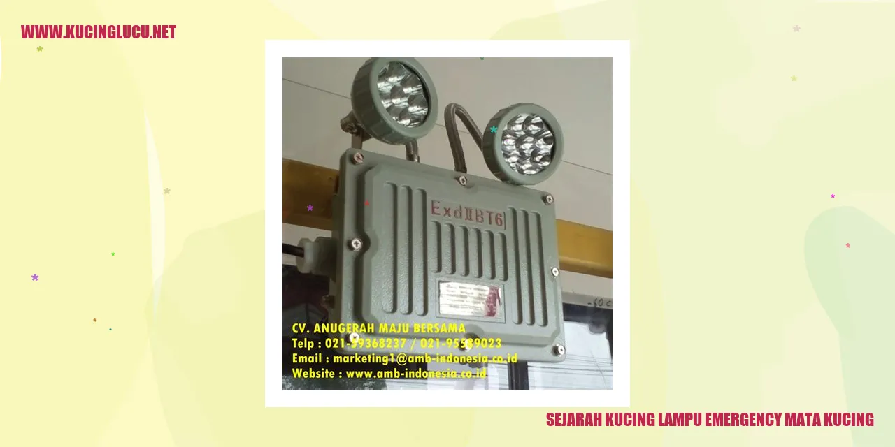 gambar kucing lampu emergency mata kucing