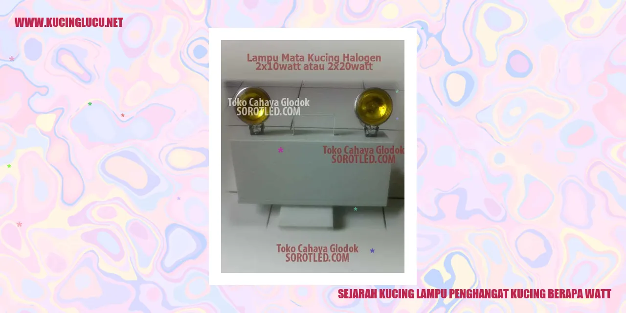 Gambar Kucing Lampu Pemanas