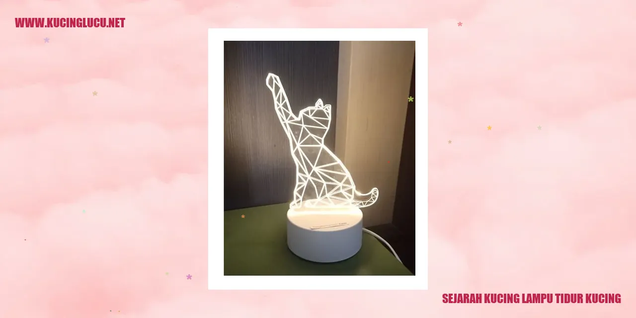 Sejarah Kucing Pengganti Lampu Malam
