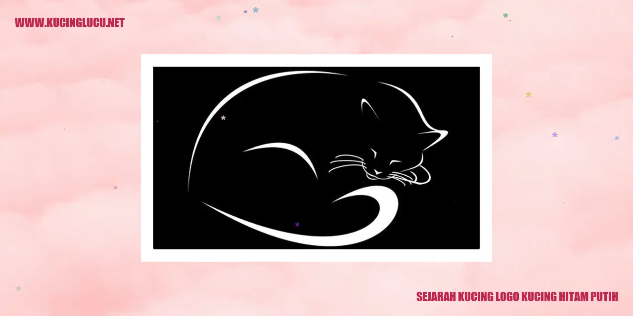 Logo kucing hitam putih