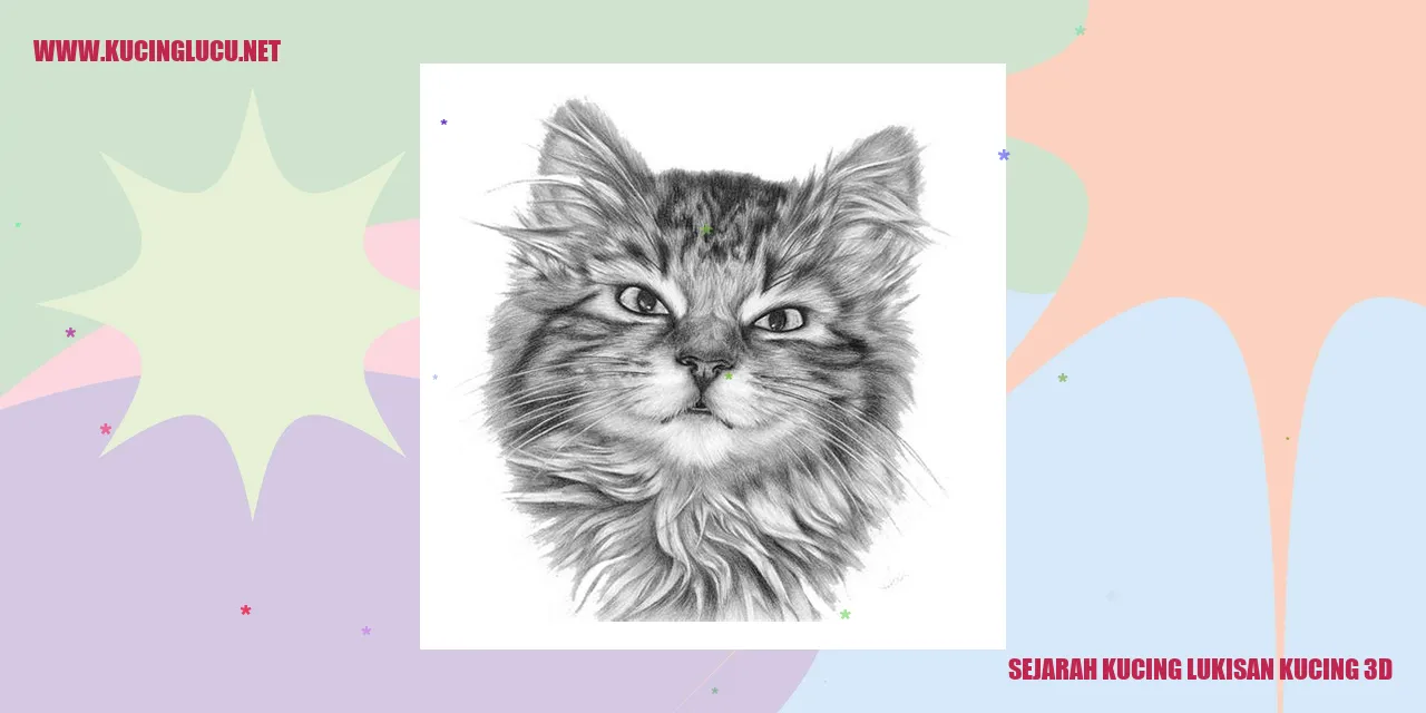 Lukisan Kucing 3D