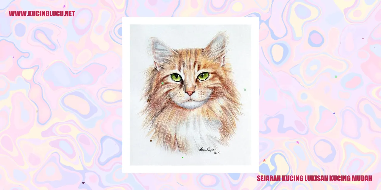 Sejarah Kucing Lukisan Kucing Mudah