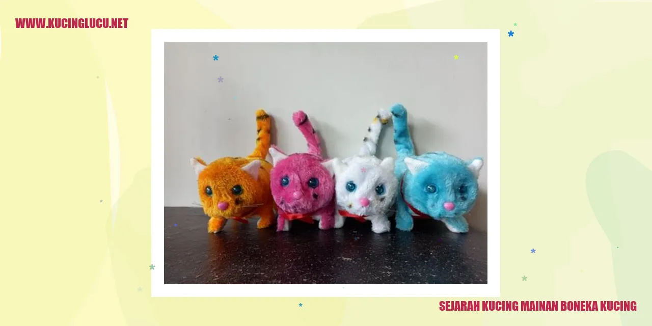 Sejarah Kucing Mainan Boneka Kucing