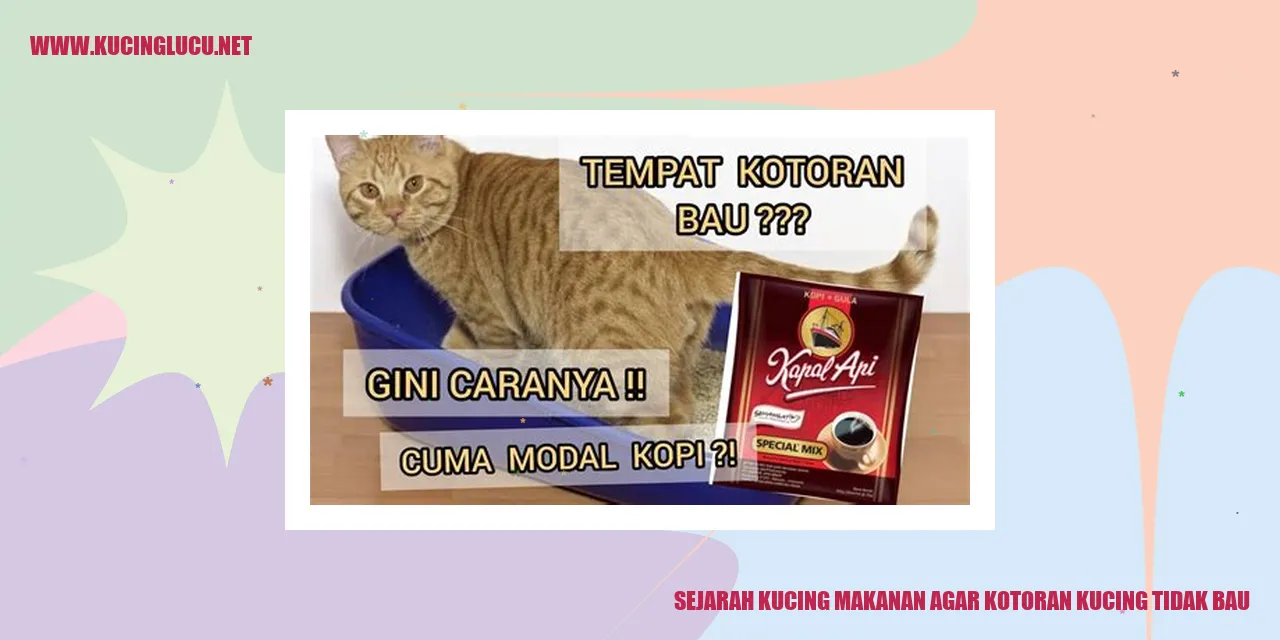 Sejarah Kucing Makanan
