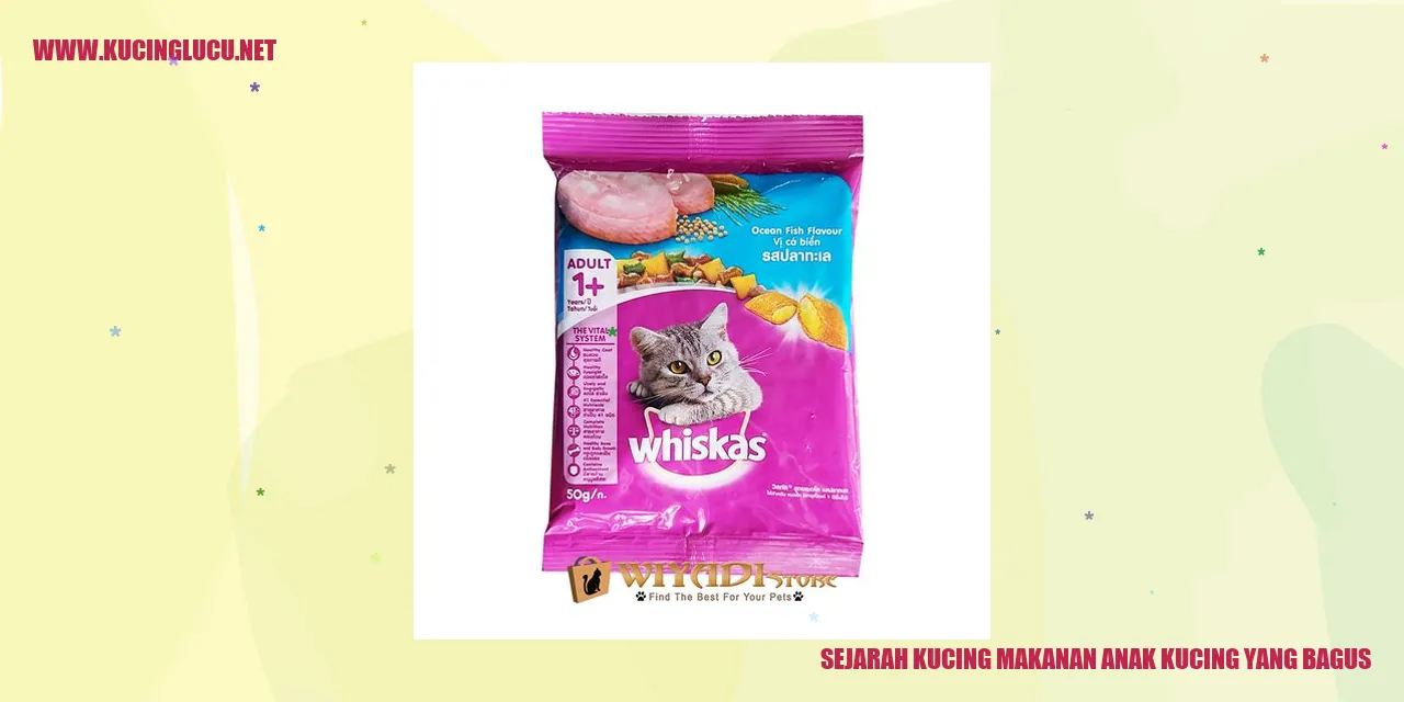 Gambar Sejarah Kucing Makanan Anak Kucing yang Bagus