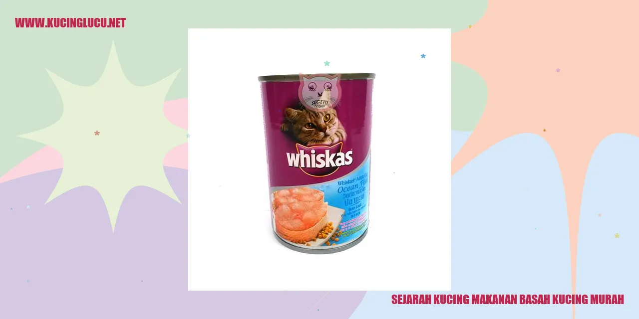 Asal Usul Makanan Basah Kucing Murah