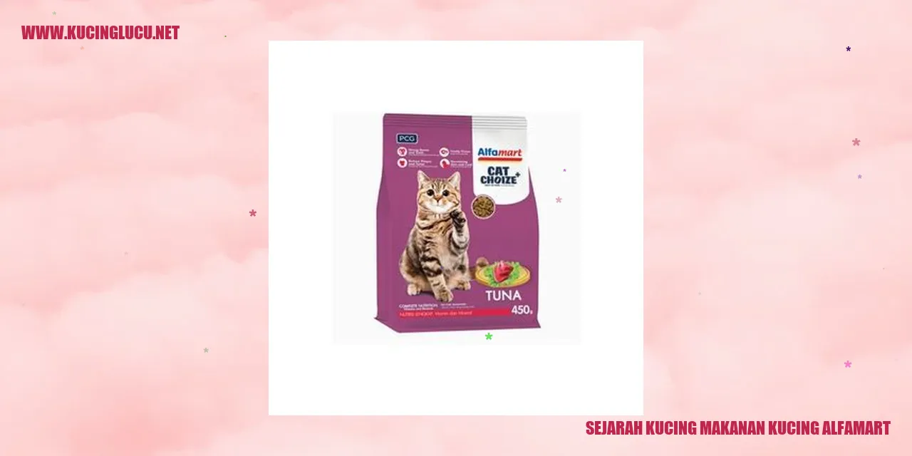 Sejarah Kucing Makanan Kucing Alfamart