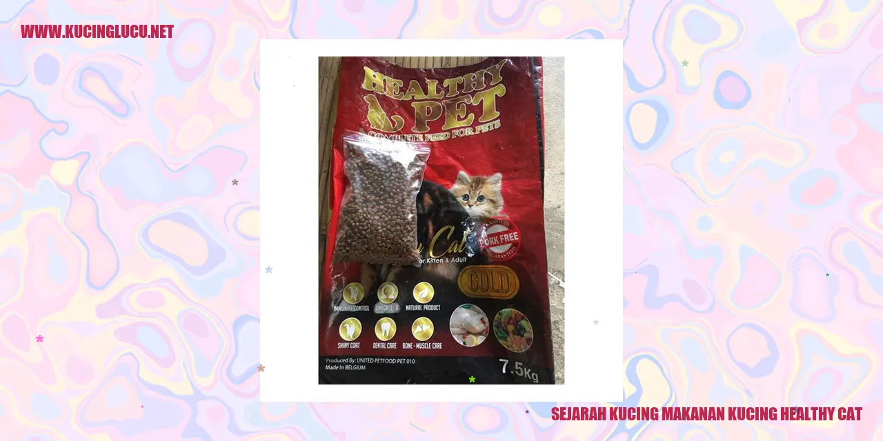 Sejarah Makanan Kucing Sehat Healthy Cat