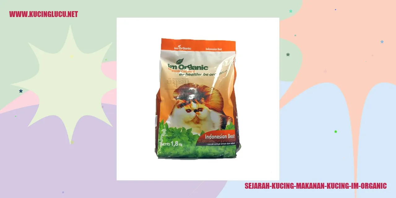 Sejarah Kucing Makanan Kucing IM Organik