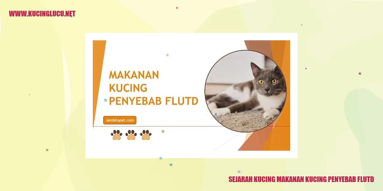 Kucing makanan kucing penyebab FLUTD