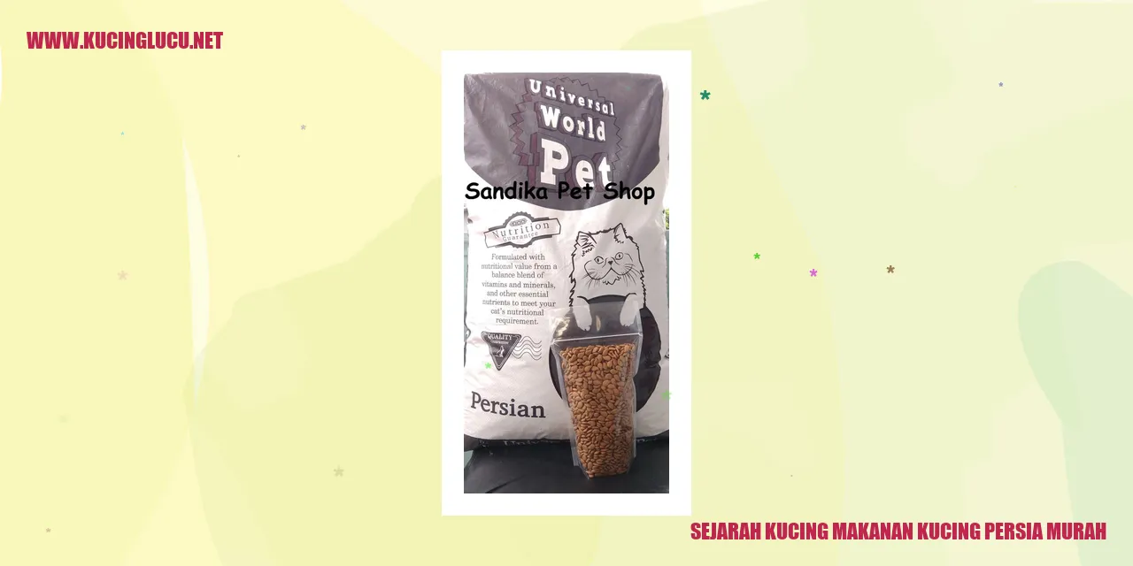 Makanan Kucing Persia Murah