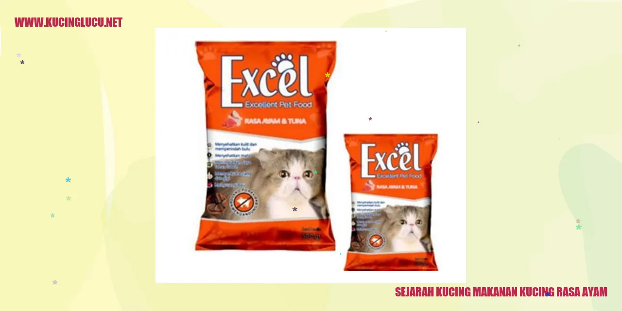 Sejarah Kucing Makanan Kucing Rasa Ayam