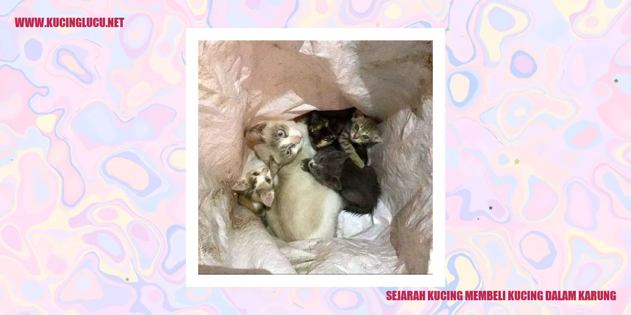 Kisah Kucing yang Menyelipkan Kucing dalam Karung