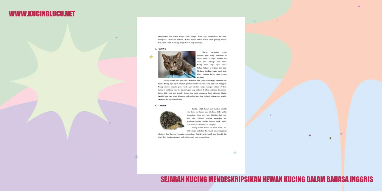 Sejarah Kucing