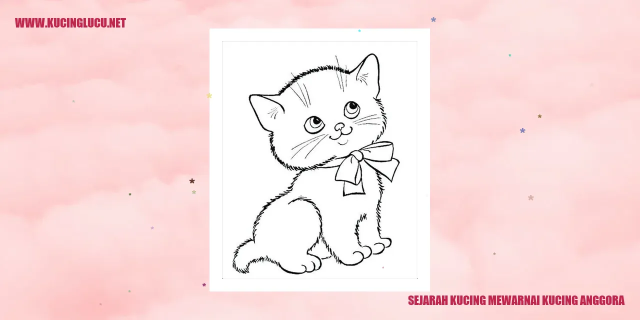 Sejarah Kucing Mewarnai Kucing Anggora