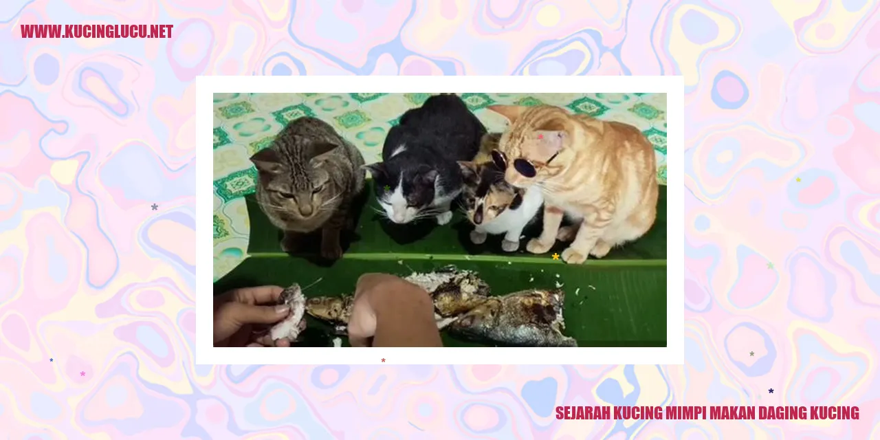 Sejarah Kucing Mimpi Makan Daging Kucing