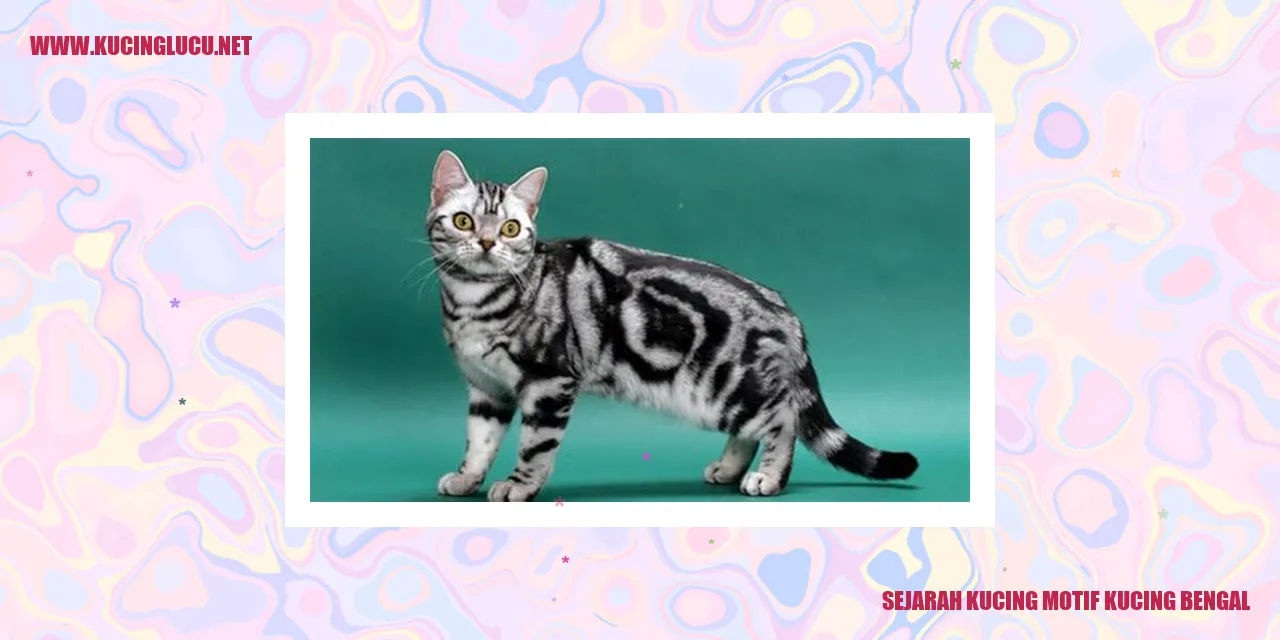Sejarah Kucing motif kucing bengal