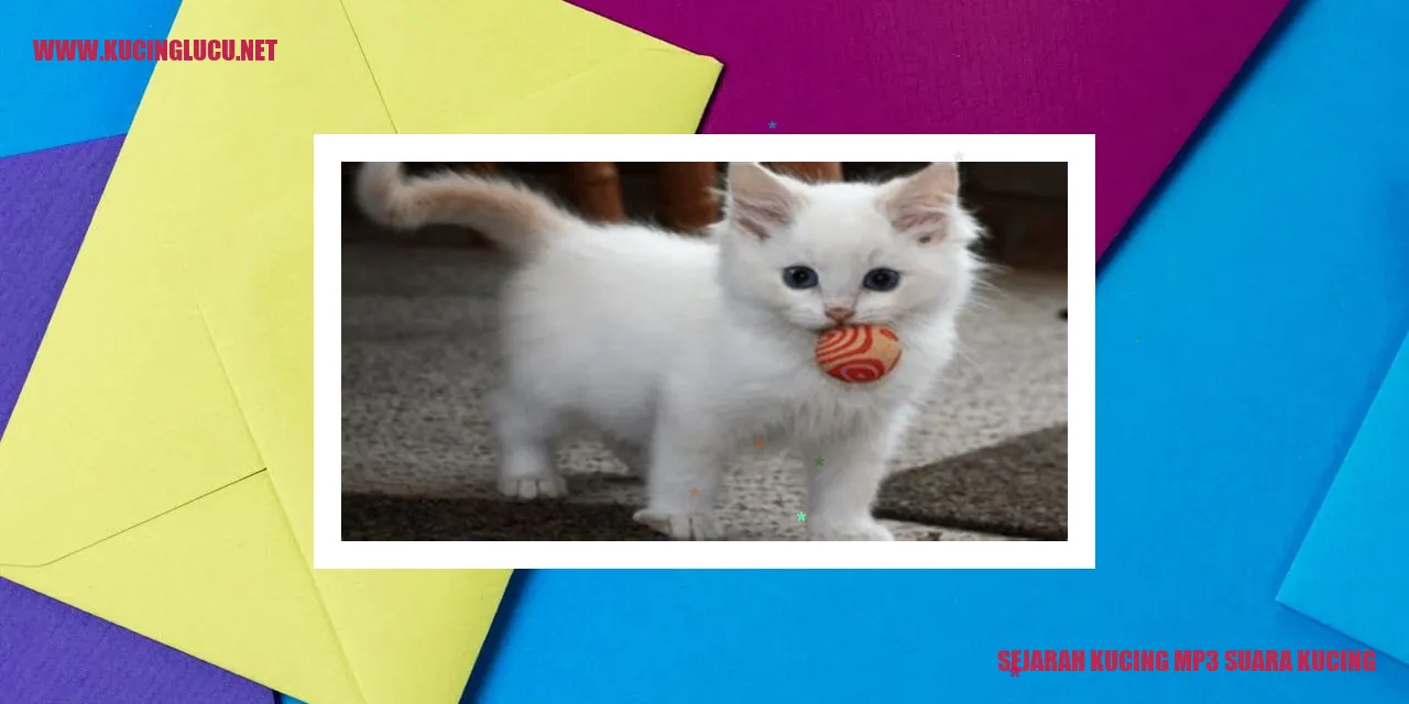 Sejarah Kucing mp3 suara kucing