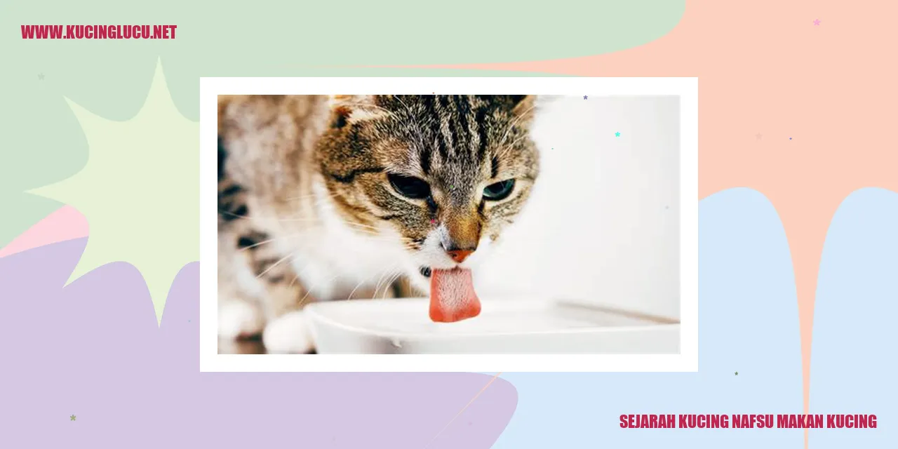 Gambar Sejarah Kucing dan Gairah Makan Mereka