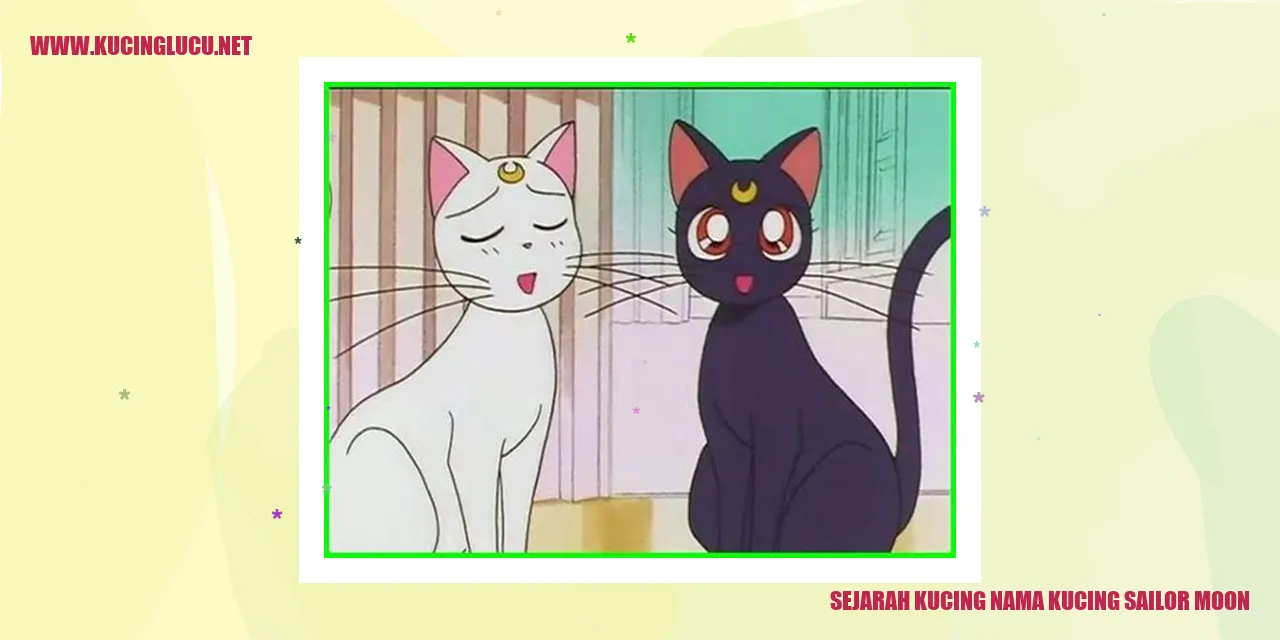 Sejarah Kucing Nama Kucing Sailor Moon