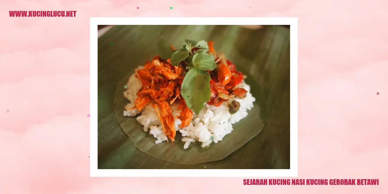 Sejarah Nasi Kucing Gerobak Betawi