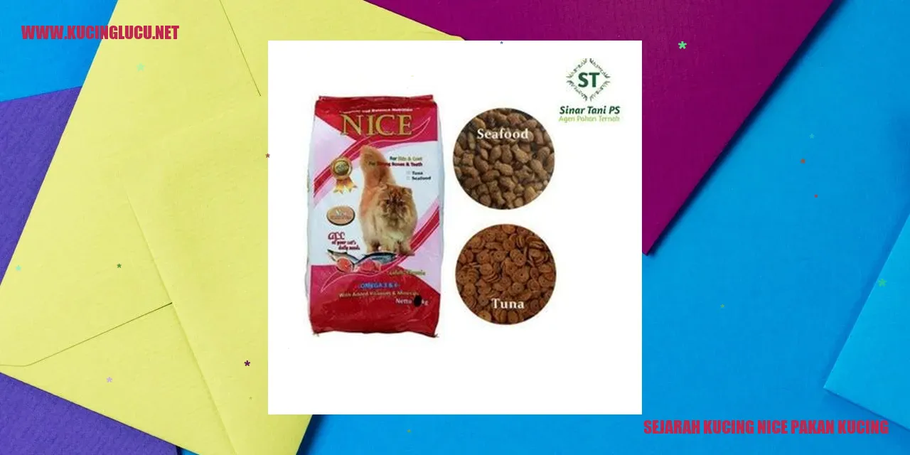 Kucing dan Nice Pakan Kucing