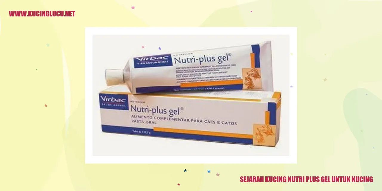 Gambar Kucing Nutri Plus Gel untuk Kucing