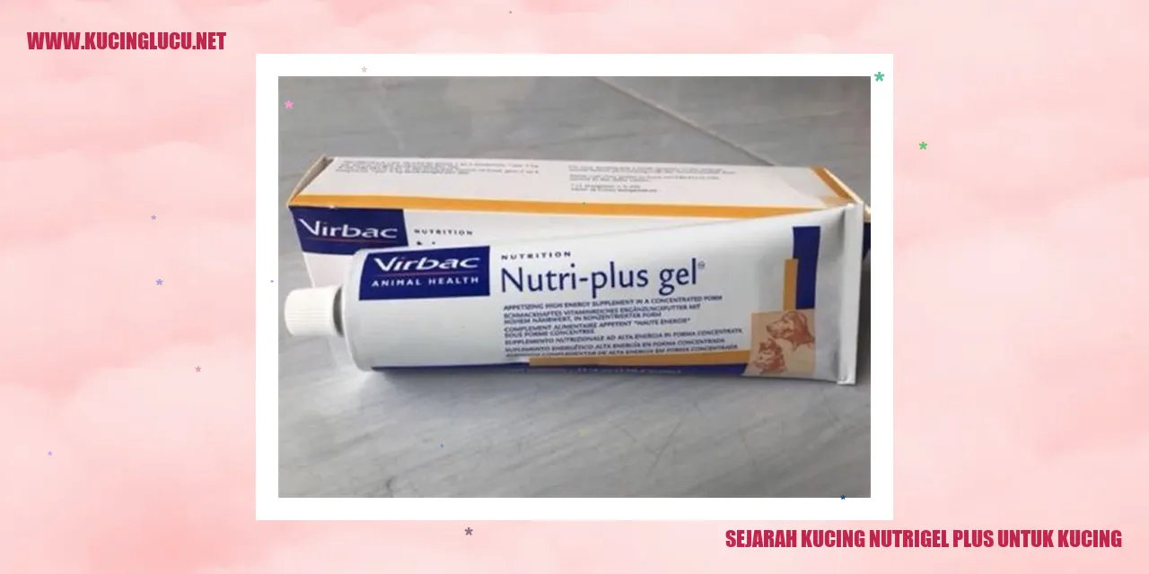 Foto Kucing Nutrigel Plus untuk Kucing