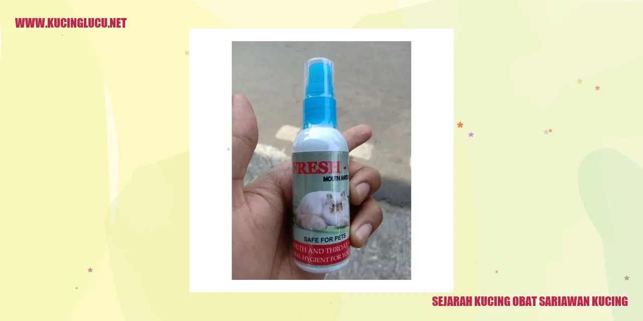 Sejarah Kucing Obat Sariawan Kucing