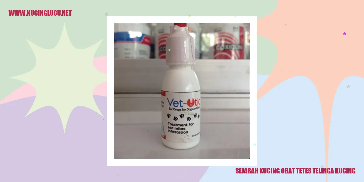Ilustrasi Kucing Obat Tetes Telinga Kucing
