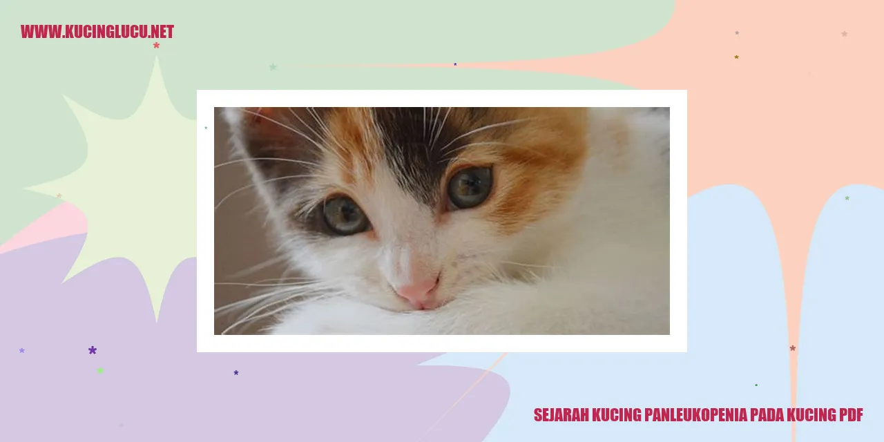 Gambar Kucing Panleukopenia