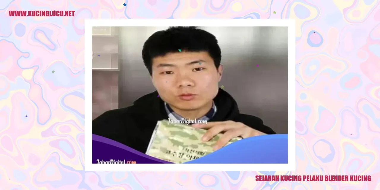 Sejarah Kucing Pelaku Blender Kucing