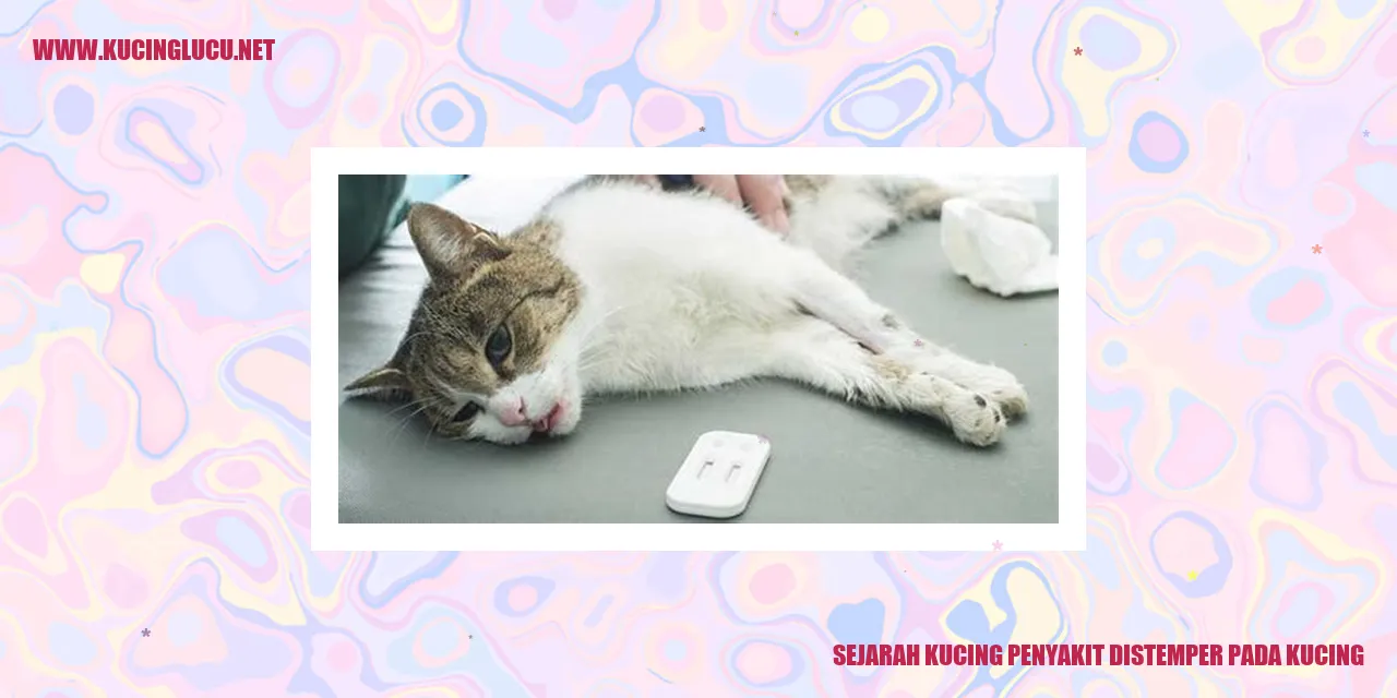 Sejarah Kucing Penyakit Distemper pada Kucing