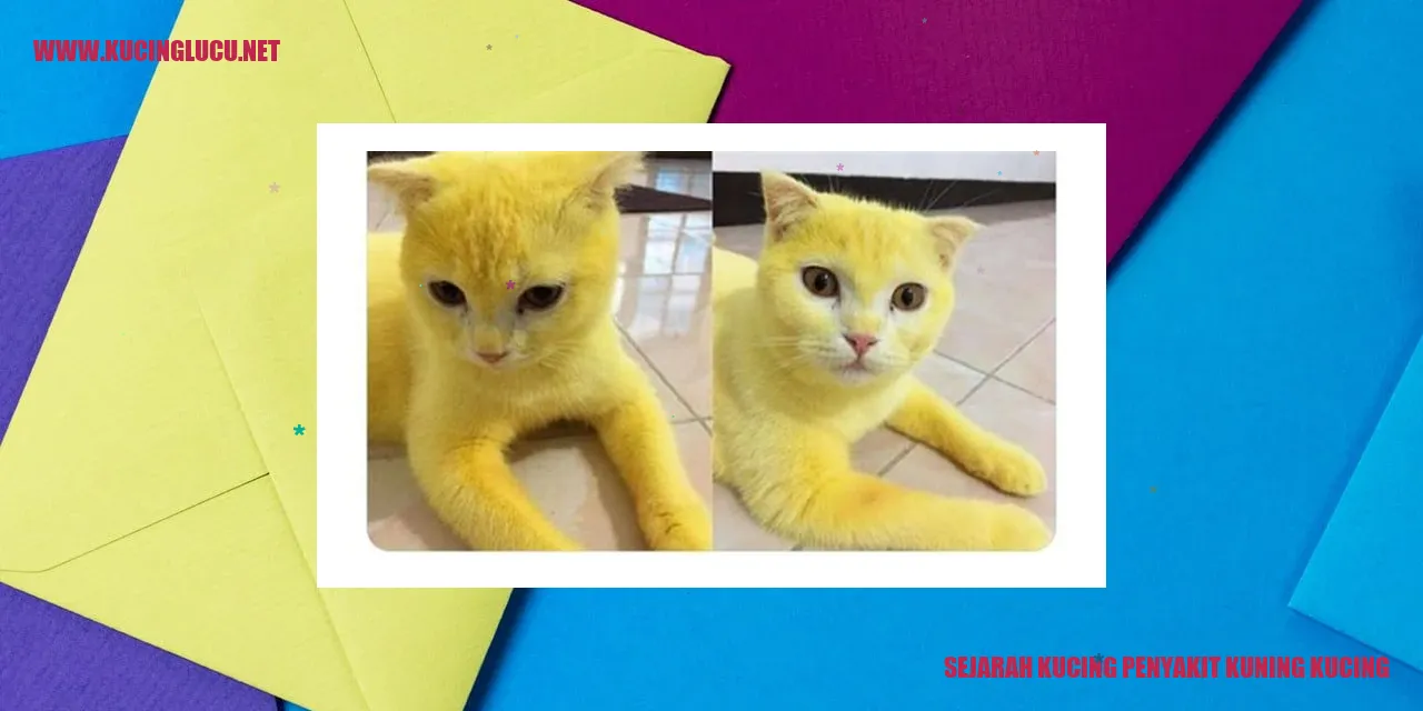 Sejarah Kucing Penyakit Kuning Kucing