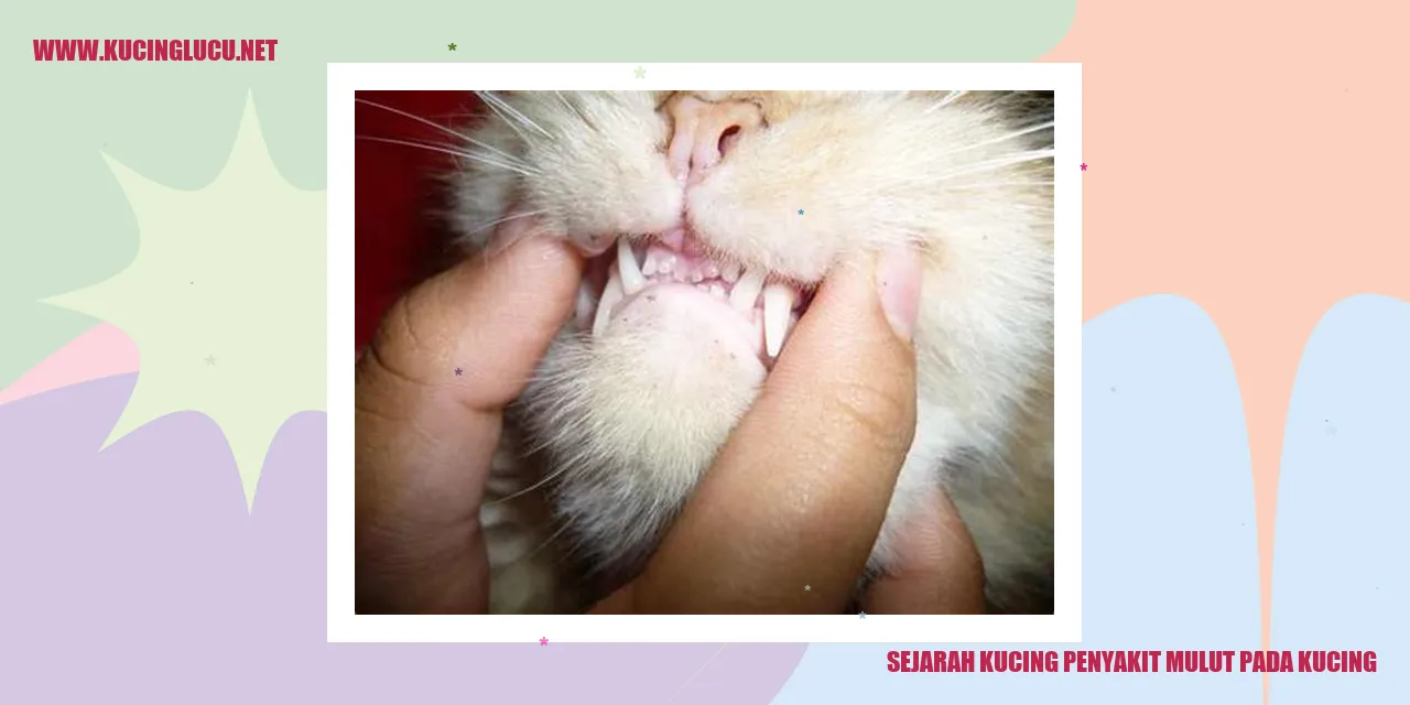 Sejarah Kucing Penyakit Mulut pada Kucing