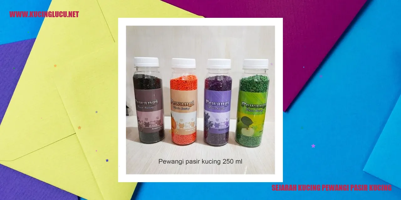 Gambar Kucing dengan Pasir Wangi
