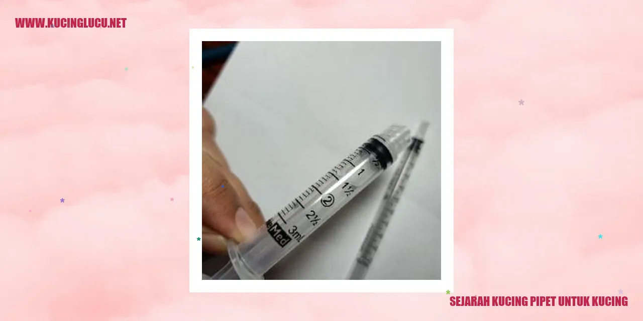 Kucing Pipet untuk Kucing