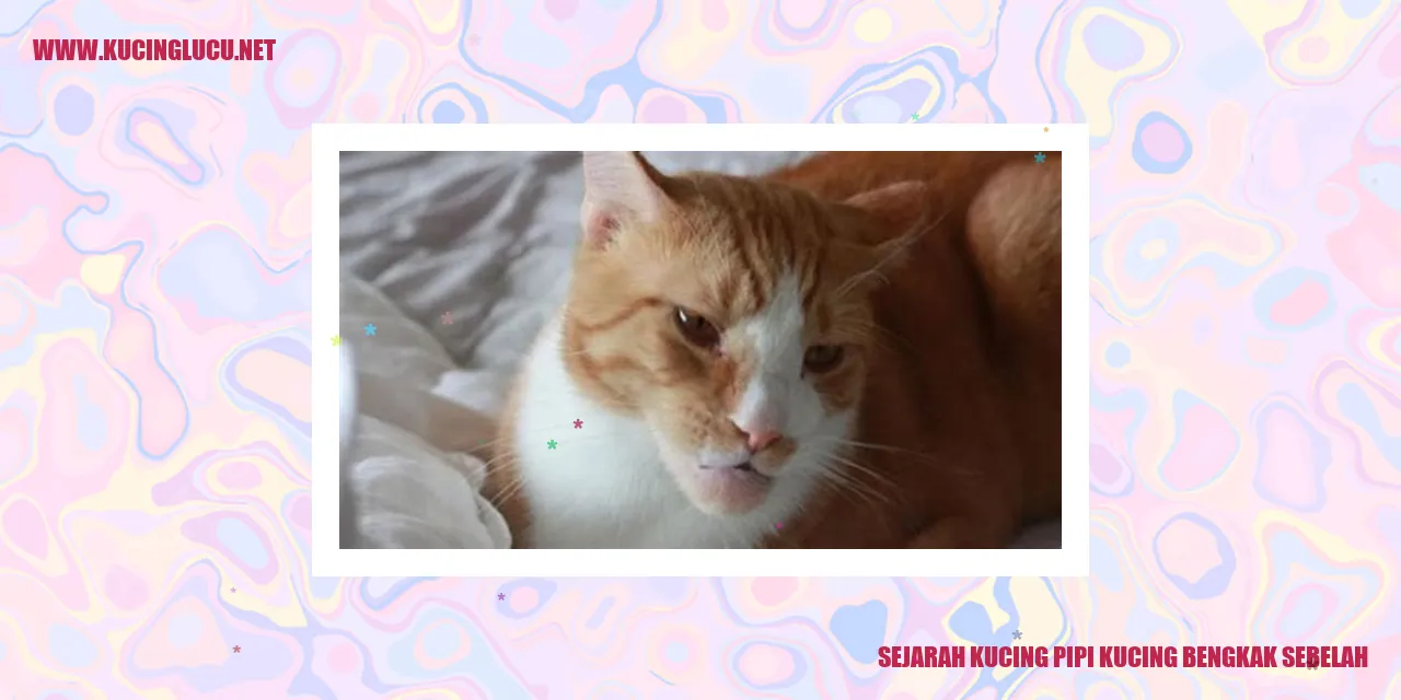 Gambar kucing dengan pipi bengkak sebelah