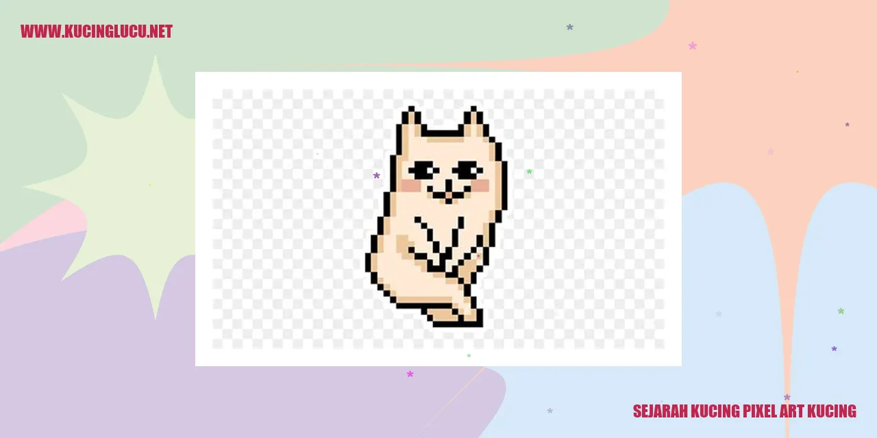Sejarah Kucing Pixel Art Kucing