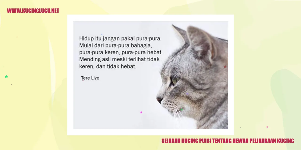 Sejarah Kucing