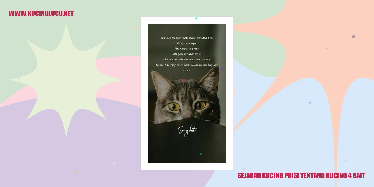 Puisi tentang kucing