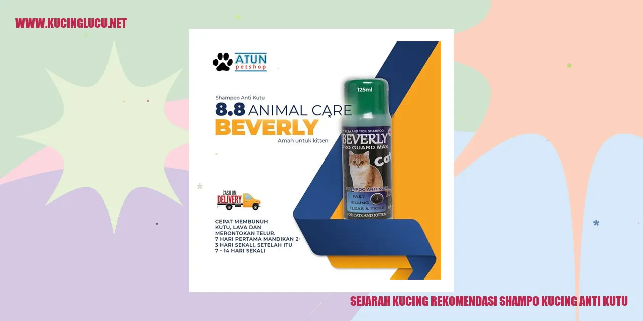 Sejarah Kucing rekomendasi shampo kucing anti kutu