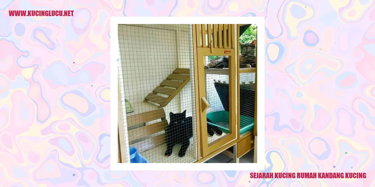 Sejarah Kucing rumah kandang kucing