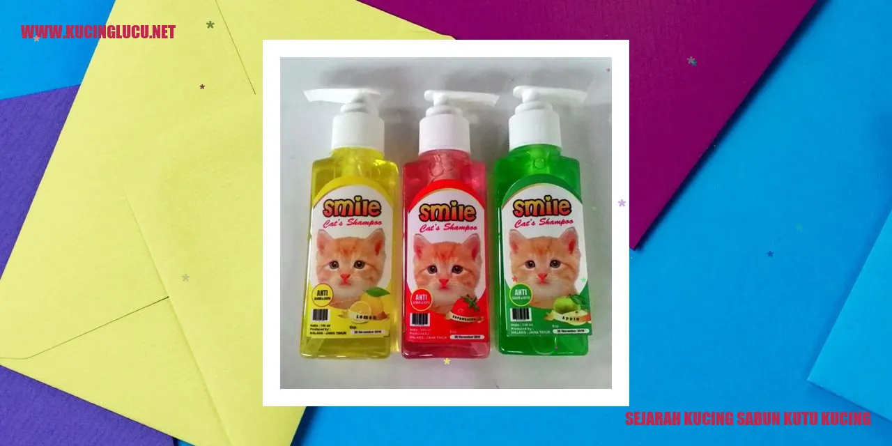 Kucing Sabun Kutu Kucing